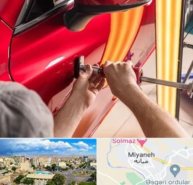 صافکاری با دستگاه مکش در میانه