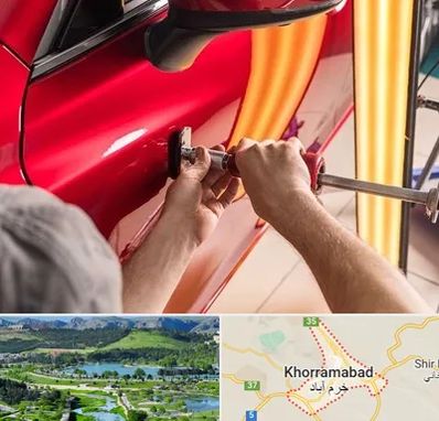 صافکاری با دستگاه مکش در خرم آباد