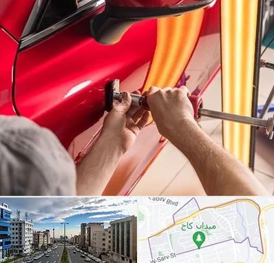 صافکاری با دستگاه مکش در سعادت آباد 