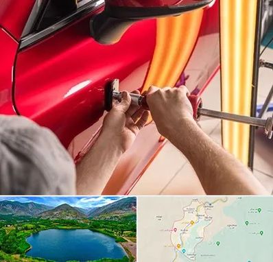 صافکاری با دستگاه مکش در رودبار