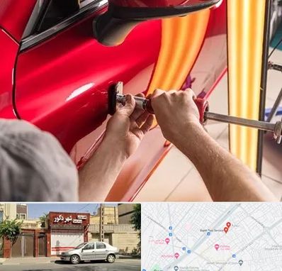 صافکاری با دستگاه مکش در باجک قم