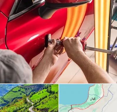 صافکاری با دستگاه مکش در گیلان