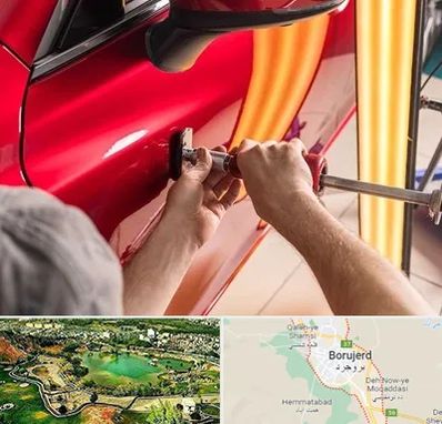 صافکاری با دستگاه مکش در بروجرد