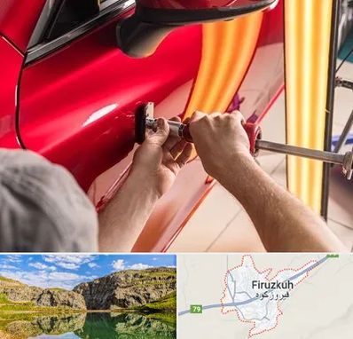 صافکاری با دستگاه مکش در فیروزکوه