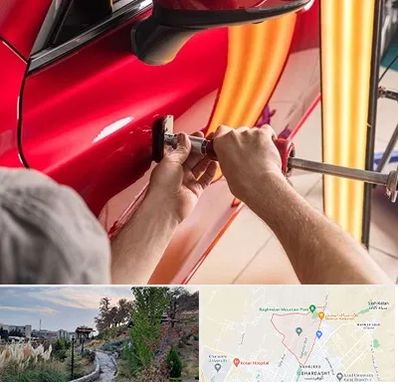 صافکاری با دستگاه مکش در باغستان کرج 