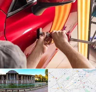 صافکاری با دستگاه مکش در عفیف آباد شیراز 