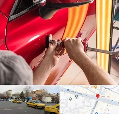 صافکاری با دستگاه مکش در شهناز تبریز