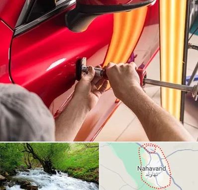 صافکاری با دستگاه مکش در نهاوند