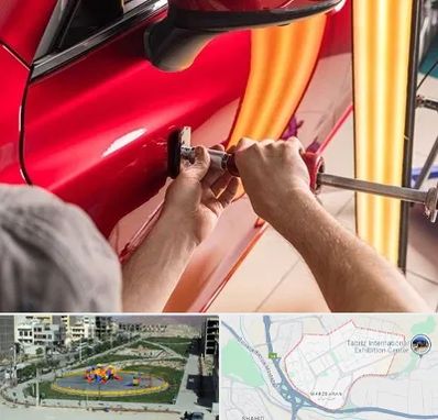 صافکاری با دستگاه مکش در مرزداران تبریز