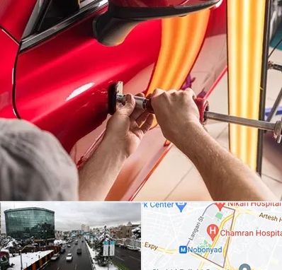 صافکاری با دستگاه مکش در اقدسیه 