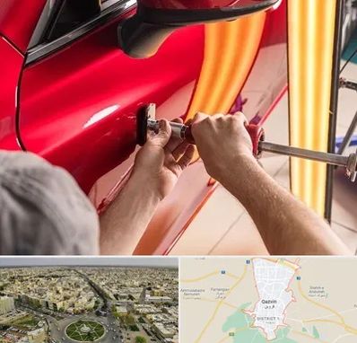 صافکاری با دستگاه مکش در قزوین