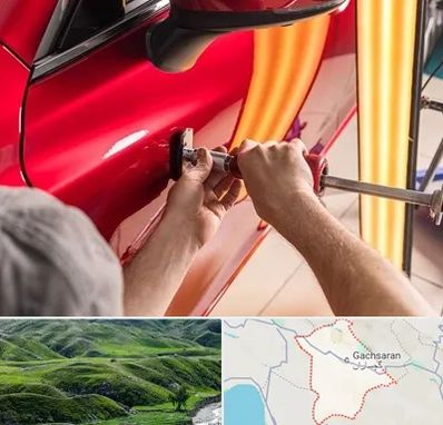 صافکاری با دستگاه مکش در گچساران