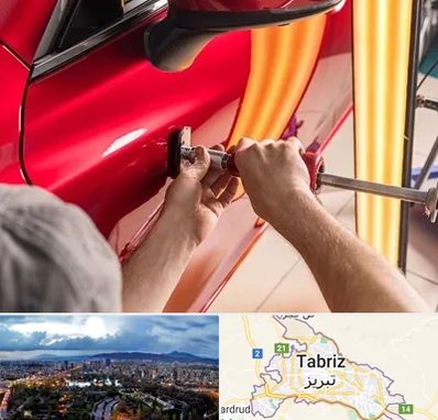 صافکاری با دستگاه مکش در تبریز