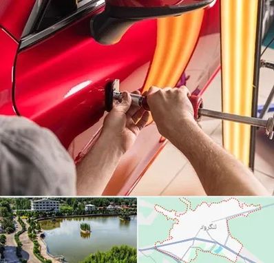 صافکاری با دستگاه مکش در لنگرود