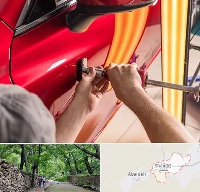 صافکاری با دستگاه مکش در شاندیز مشهد