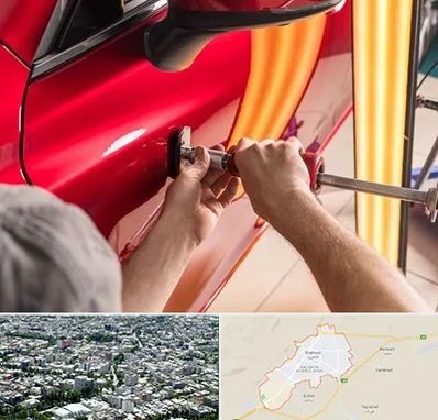 صافکاری با دستگاه مکش در شاهرود