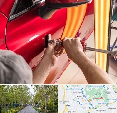 صافکاری با دستگاه مکش در قدوسی غربی شیراز 