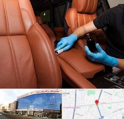 تعمیر صندلی خودرو در نصف راه تبریز