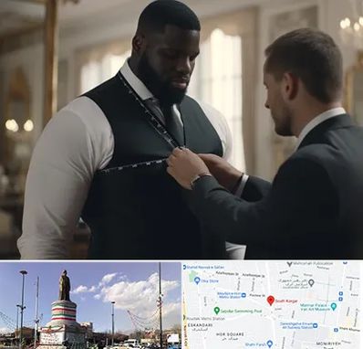 لباس سایز بزرگ مردانه در کارگر جنوبی 