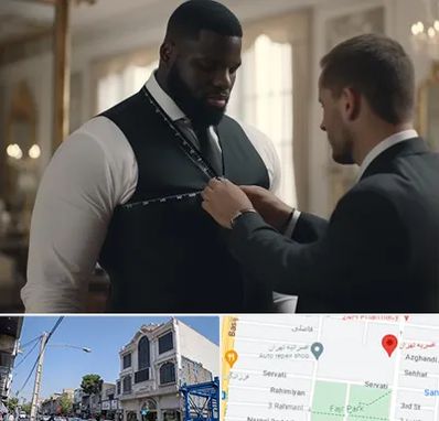 لباس سایز بزرگ مردانه در افسریه 