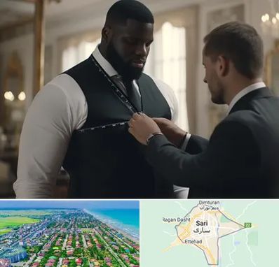 لباس سایز بزرگ مردانه در ساری