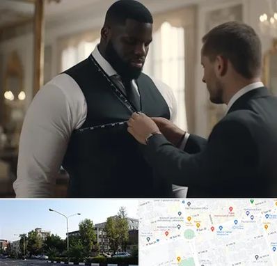 لباس سایز بزرگ مردانه در میدان کاج 