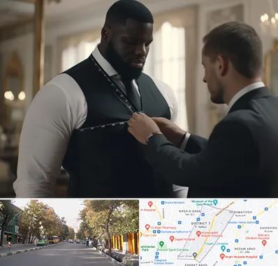 لباس سایز بزرگ مردانه در شریعتی 