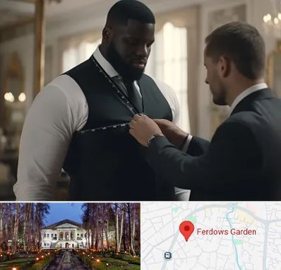 لباس سایز بزرگ مردانه در باغ فردوس