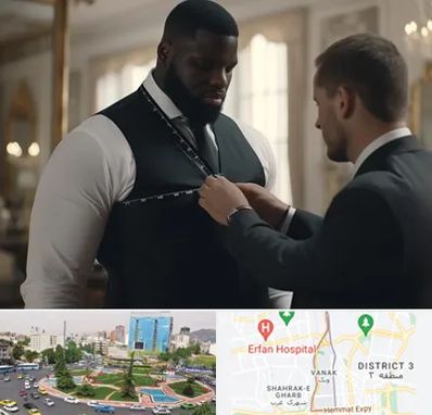 لباس سایز بزرگ مردانه در ونک 