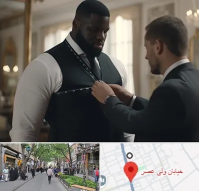لباس سایز بزرگ مردانه در ولیعصر شهریار
