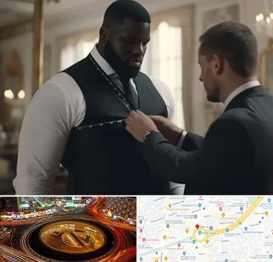 لباس سایز بزرگ مردانه در میدان ولیعصر 