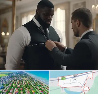 لباس سایز بزرگ مردانه در نور