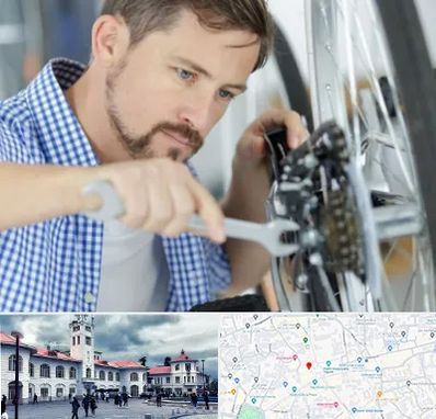 تعمیر صندلی چرخدار در میدان شهرداری رشت 