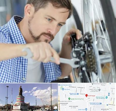 تعمیر صندلی چرخدار در کارگر جنوبی 