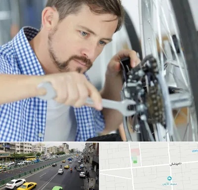 تعمیر صندلی چرخدار در خیابان دامپزشکی