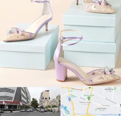 فروشگاه کفش مجلسی در بلوار فردوس 