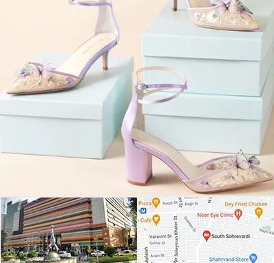 فروشگاه کفش مجلسی در سهروردی 