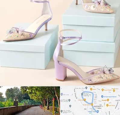 فروشگاه کفش مجلسی در فلکه گاز رشت 