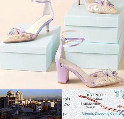 فروشگاه کفش مجلسی در فرمانیه 