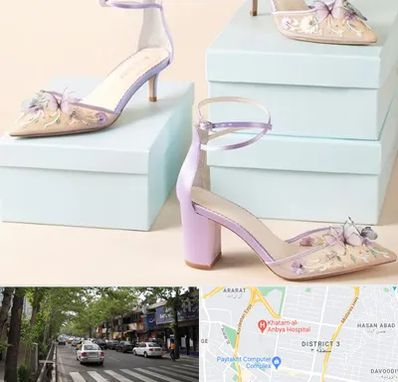 فروشگاه کفش مجلسی در ظفر 