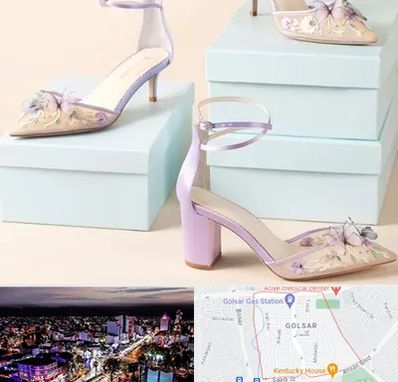 فروشگاه کفش مجلسی در گلسار رشت 