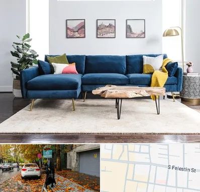 فروشگاه مبلمان در خیابان فلسطین