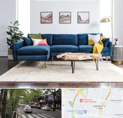 فروشگاه مبلمان در ظفر 