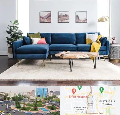 فروشگاه مبلمان در ونک 