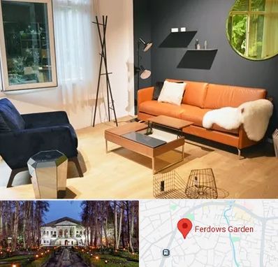 مبل فروشی در باغ فردوس