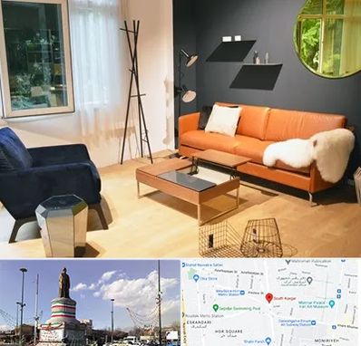 مبل فروشی در کارگر جنوبی 