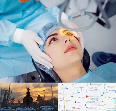 دکتر عمل لیزیک چشم در میدان حر