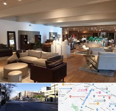 مرکز خرید مبلمان در خیابان ملاصدرا شیراز 