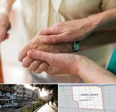 نگهداری سالمندان در خیابان جمالزاده