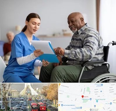 خانه سالمندان در خیابان آزادی 